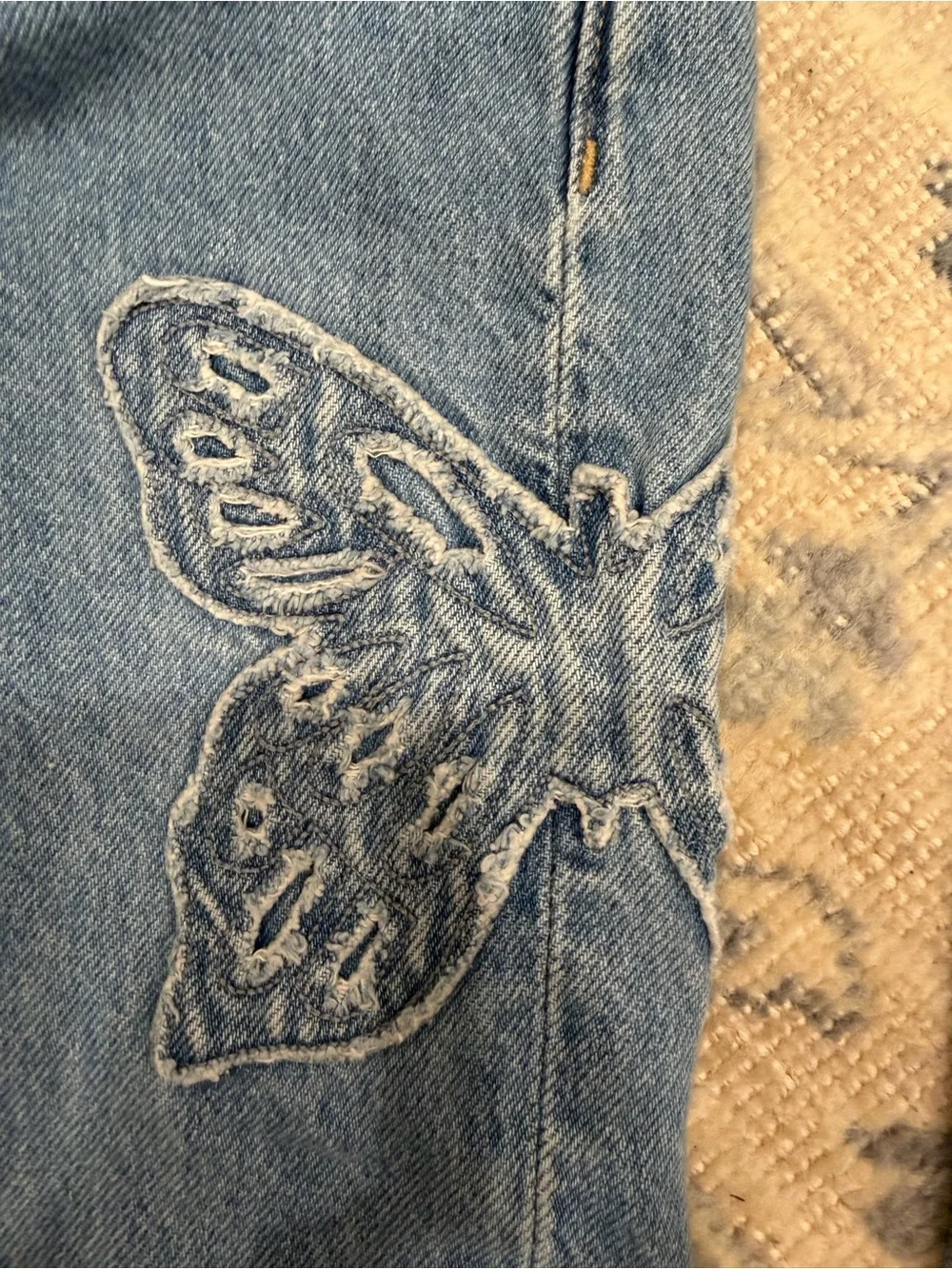 GAP Green Wide-Leg Kids Jeans with Denim Pairing
